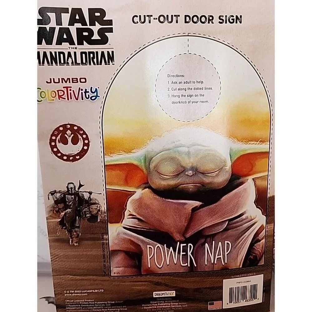 STAR WARS THE MANDALORIAN JUMBO COLORTIVITY BOOK 190 Pages